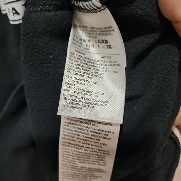 Levi black 2 Horse Design hoodie - Picture 4 of 7